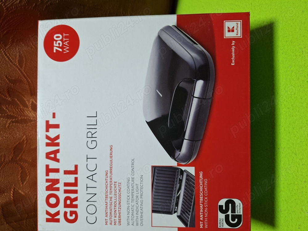 Grill    Gratar electric, strat antiaderent,  750W