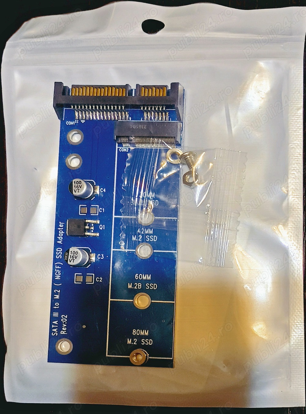 NOU Sata III to M.2 ngff SSD Adapter Adaptor SSD M2 -> Serial ATA fara NVME