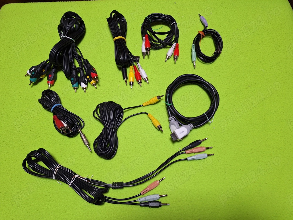 Cabluri Audio, Video RCA, jack 3,5mm, HDMI