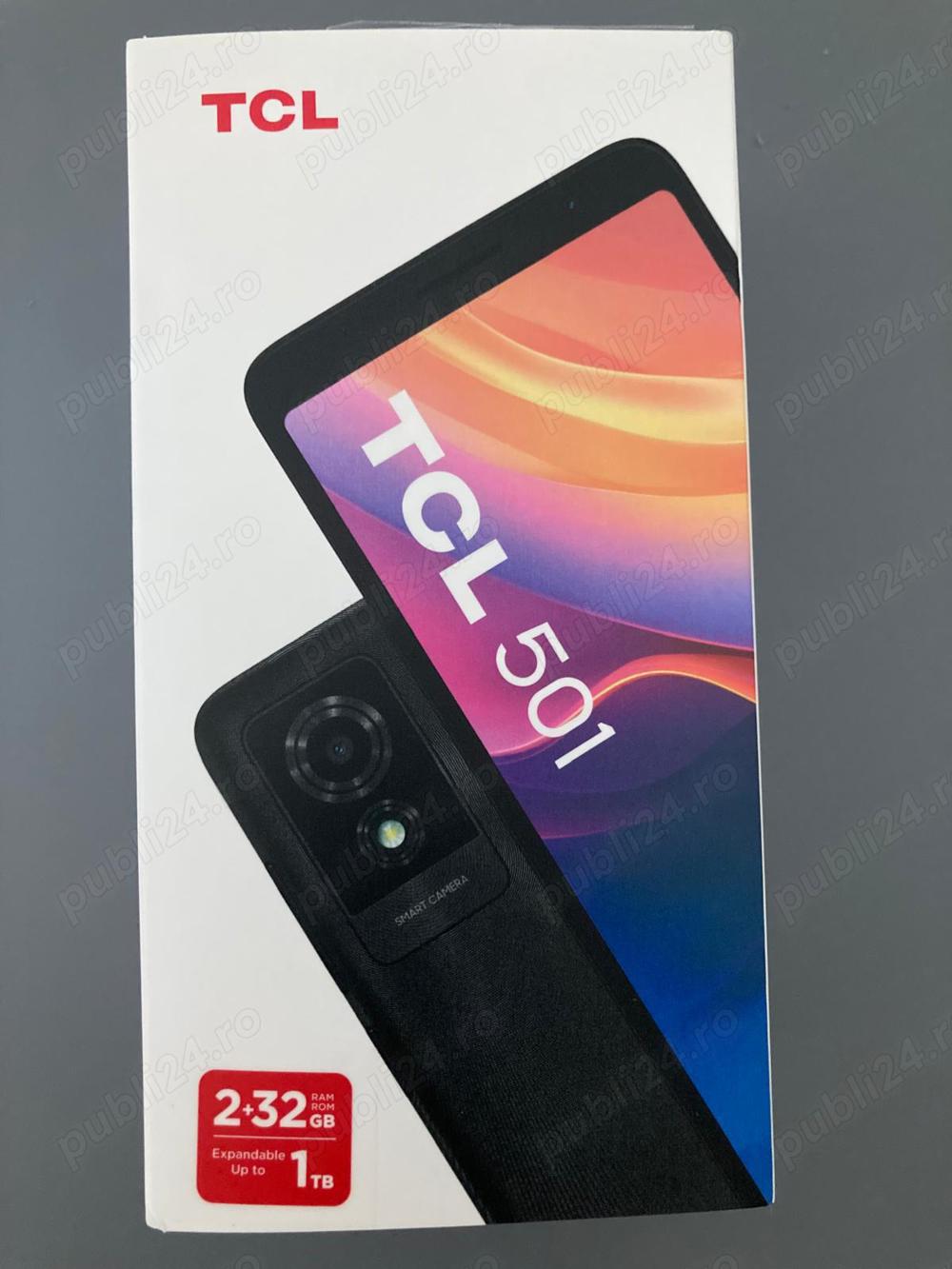  TCL 501 (Prime) 2GB ram 32GB mem int, Dual Sim, nou, sigilat - 205 lei