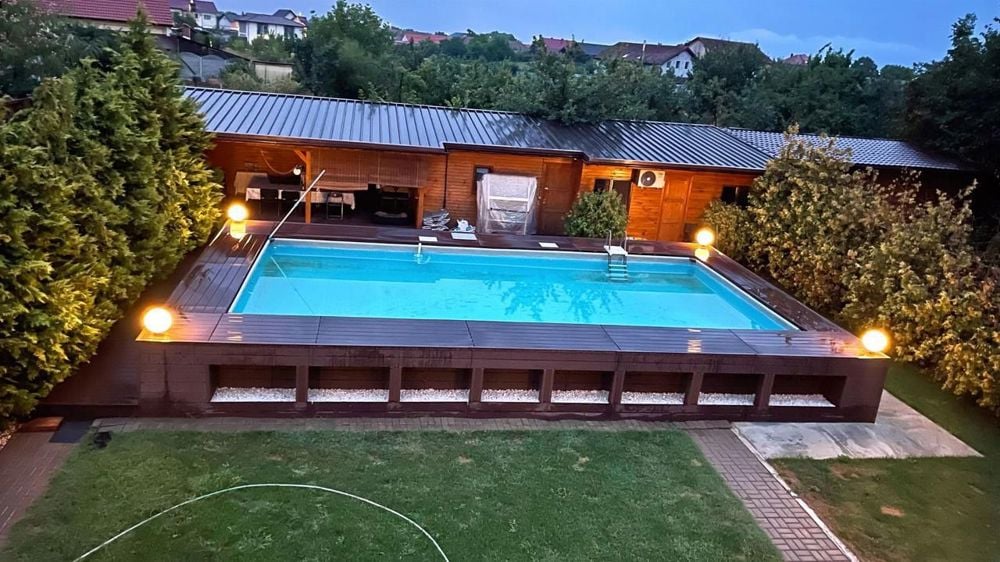 Casa Individuala Sacalaz,P+E,Zona Ultrcentrala,6 Camere,Finisaje De Lux,Piscina