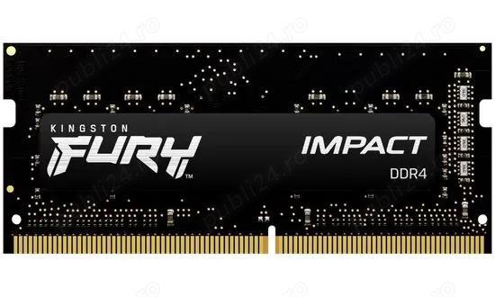 Memorie Laptop Gaming Kingston Fury Impact 8Gb DDR4 2666Mhz