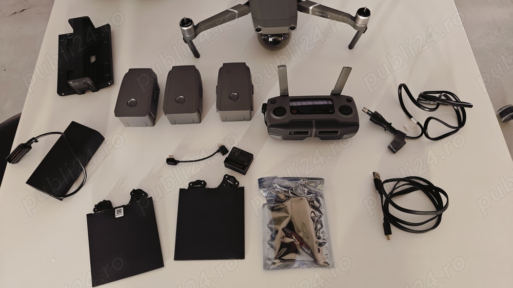 Drona DJI Mavic 2 Pro, Gri - multiple accesorii