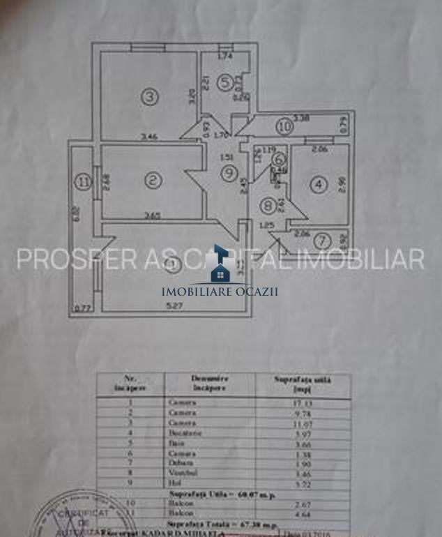 Vanzare Apartament 3 Camere Decomandat Sos.Giurgiului