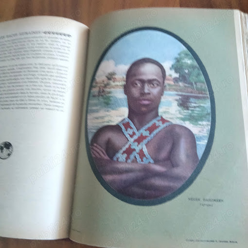 "Les Merveilles des Races Humaines" 1920-Carte de colectie