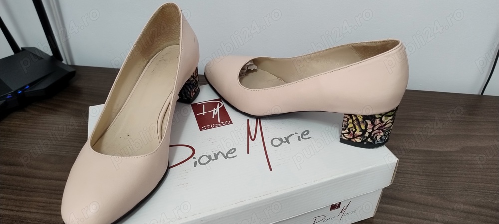 Pantofi dama piele naturala 38 