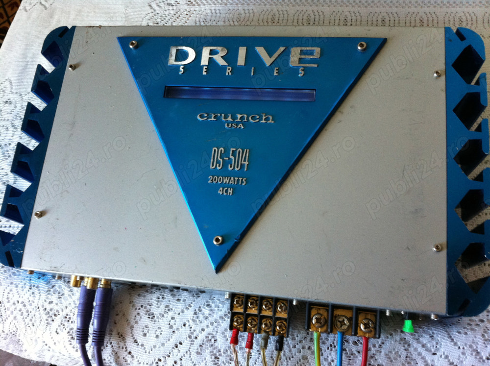 Amplificator Crunch USA max800W ( hertz focal audison statie