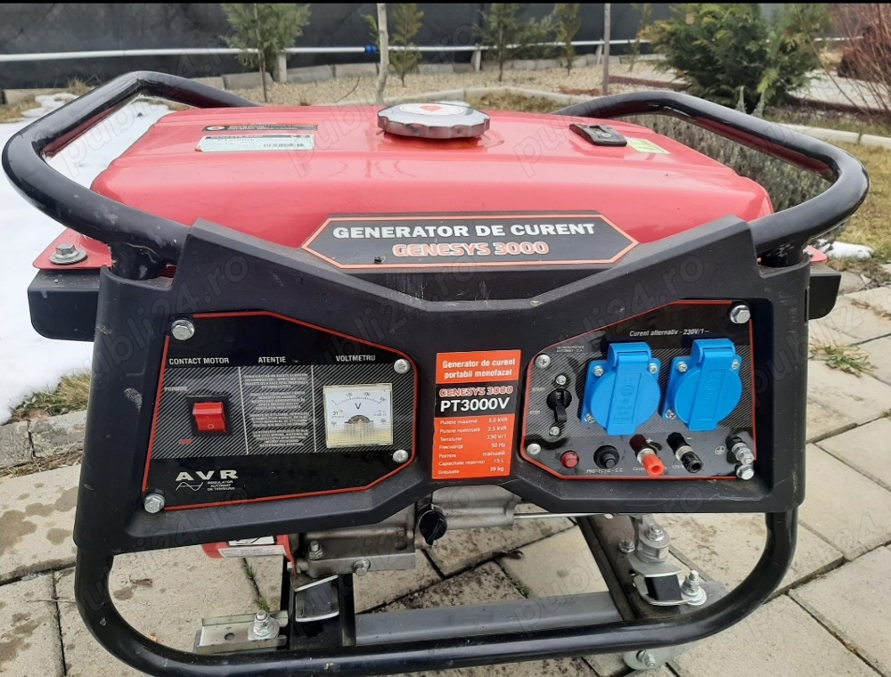 Vând Generator curent benzină Genesis 3000 - 3 kwa 