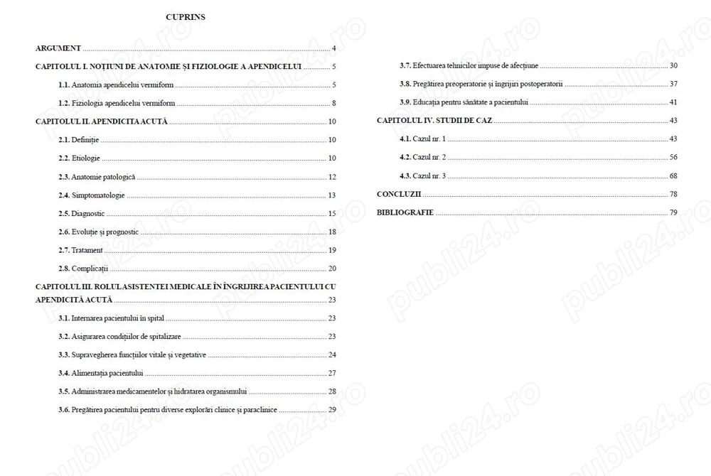 Îngrijirea pacientului cu Apendicită