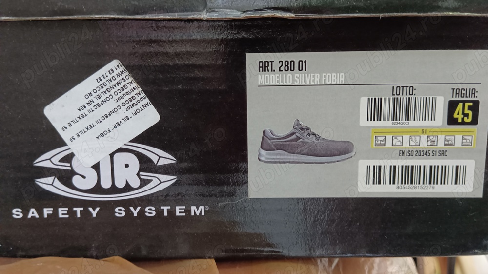 Pantofi Protecția Muncii*45