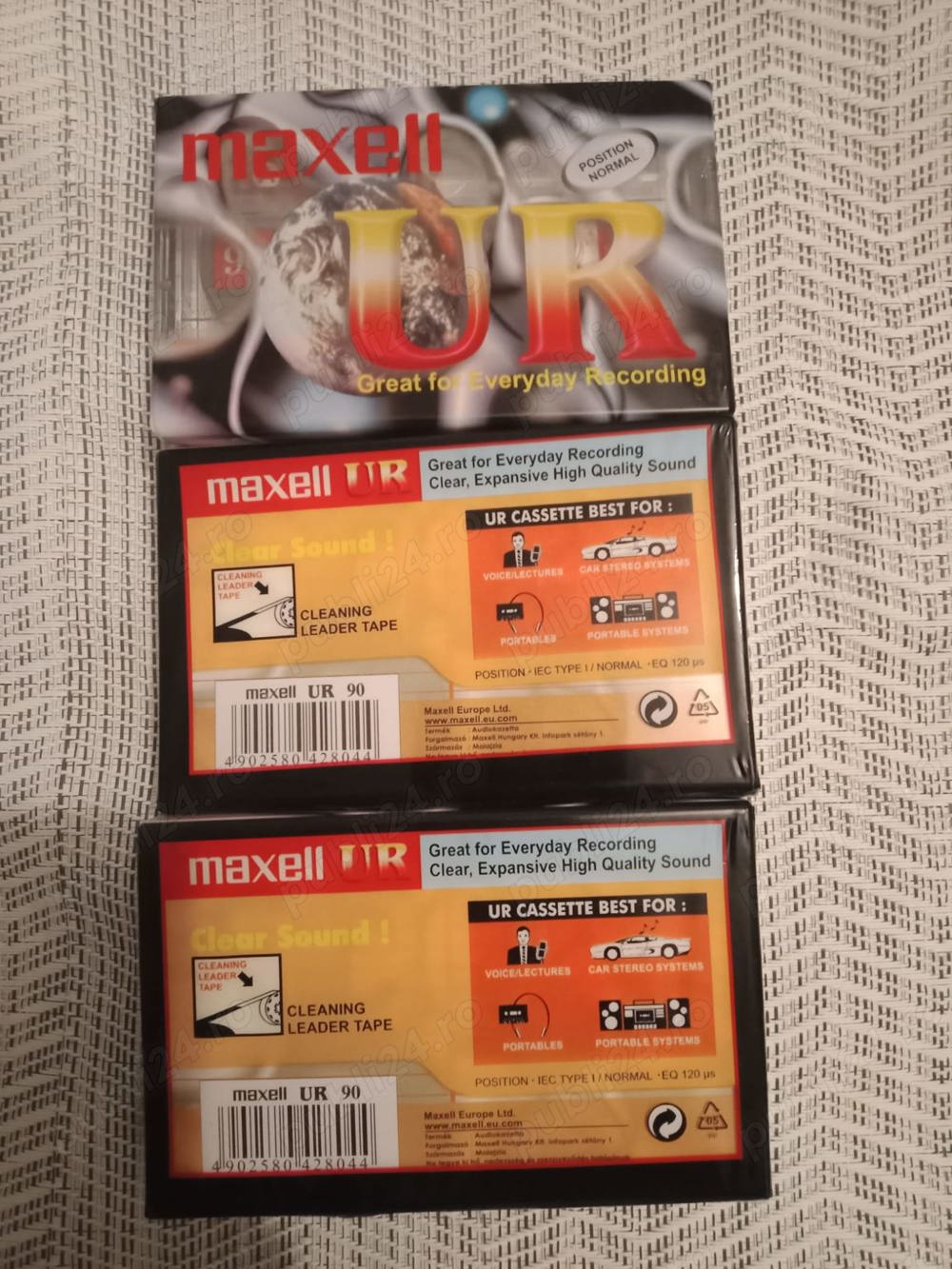 Casete audio maxell UR-90 noi sigilate