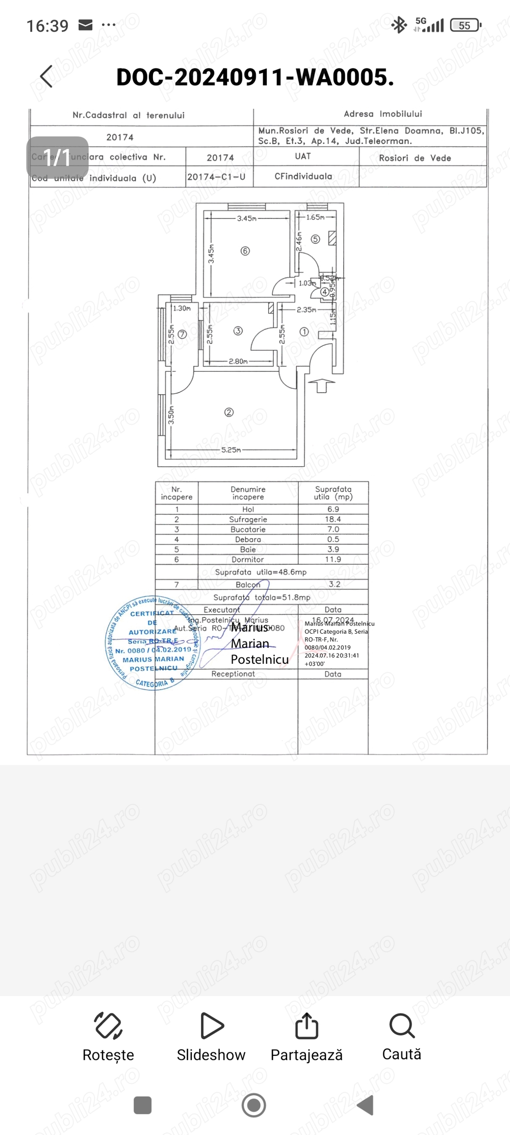 Apartament de vânzare 2 camere