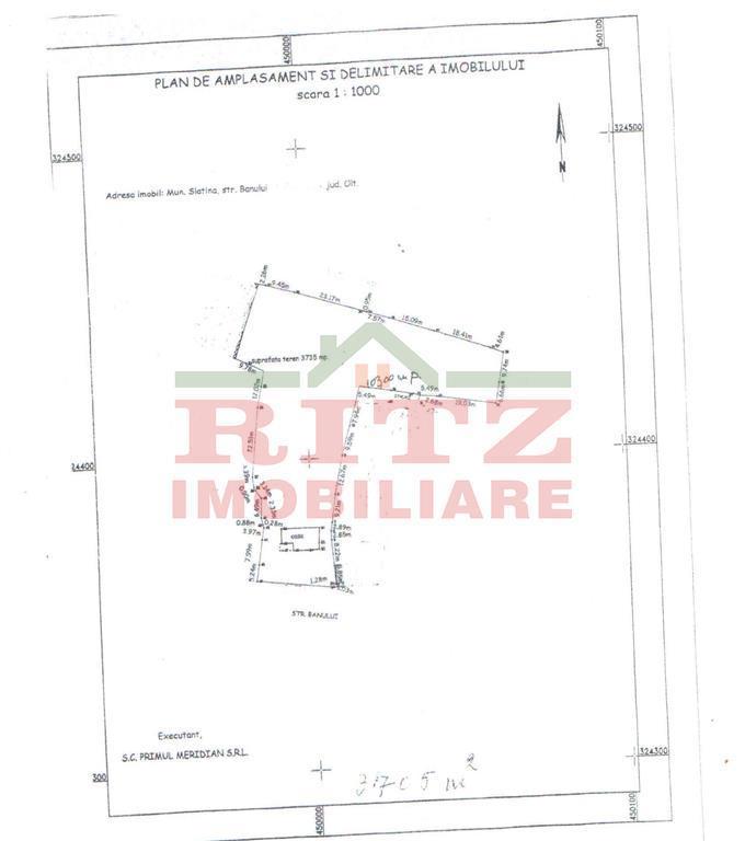 Oportunitate INVESTITIE! Teren intravilan S=3705mp, D=27ml, zona Banului!