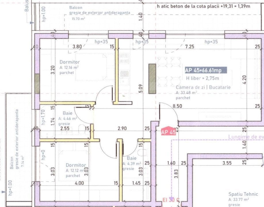 Apartament 3 camere, finisat, bloc nou, zona fabricii