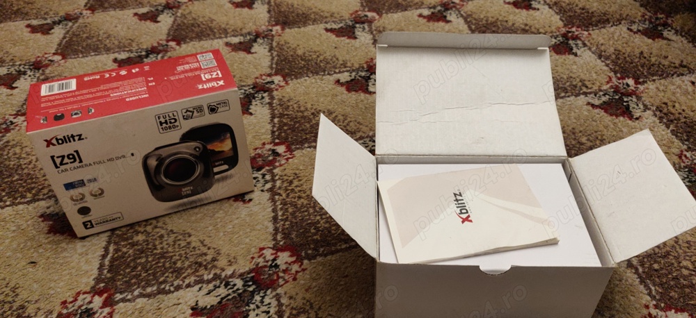 Camera auto DVR Xblitz Z9, Full HD, filmare 140 , WDR, senzor G