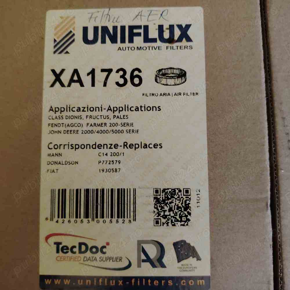 Filtru AER nou , doar 3 buc pentru tractor Kioti 73CP, LS, Class, Fend ,JD, Farmer 