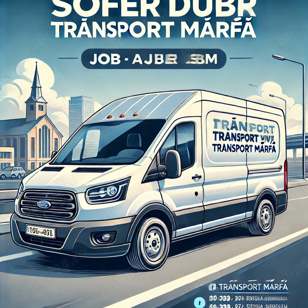 Angajez sofer duba de 3.5 tone pe comunitate transport marfa generala