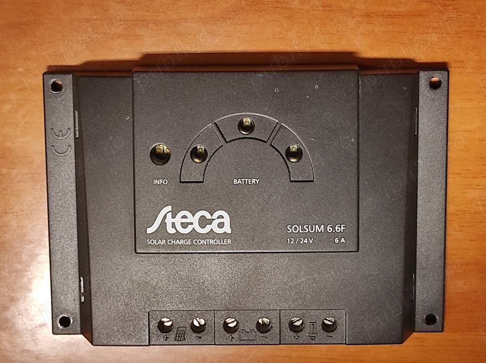Controler solar Steca Solsum 6.6F 6A 12-24V