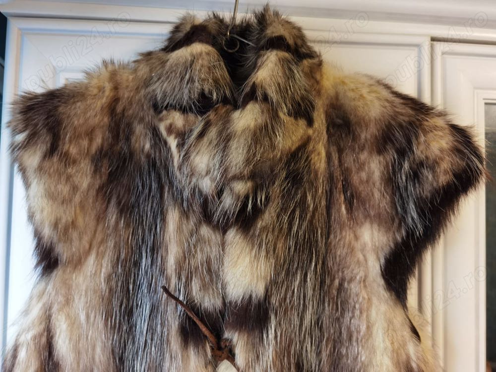 Vesta lunga clos dama blana naturala