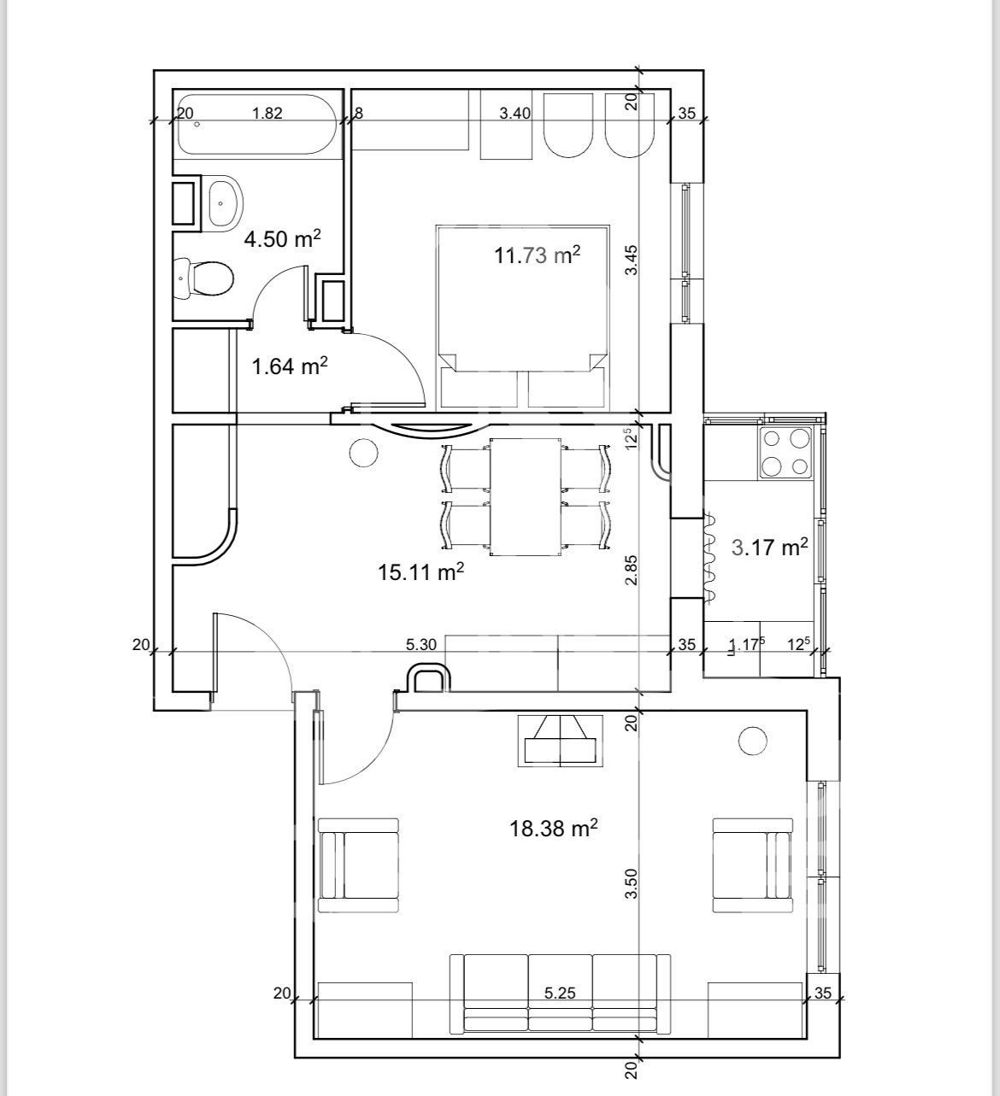 Apartament 2 camere cu centrala, etaj intermediar, in zona Bucovina