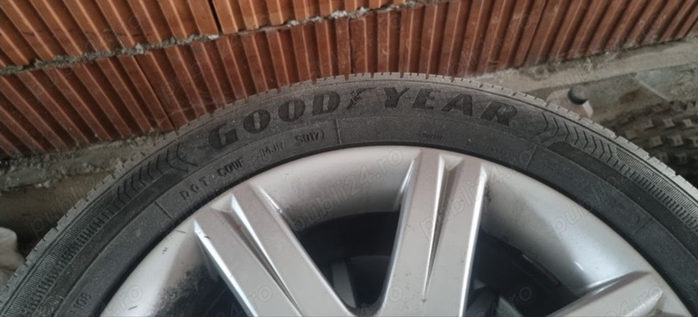 Jante originale Audi r16 5×112 cu anvelope de vara 