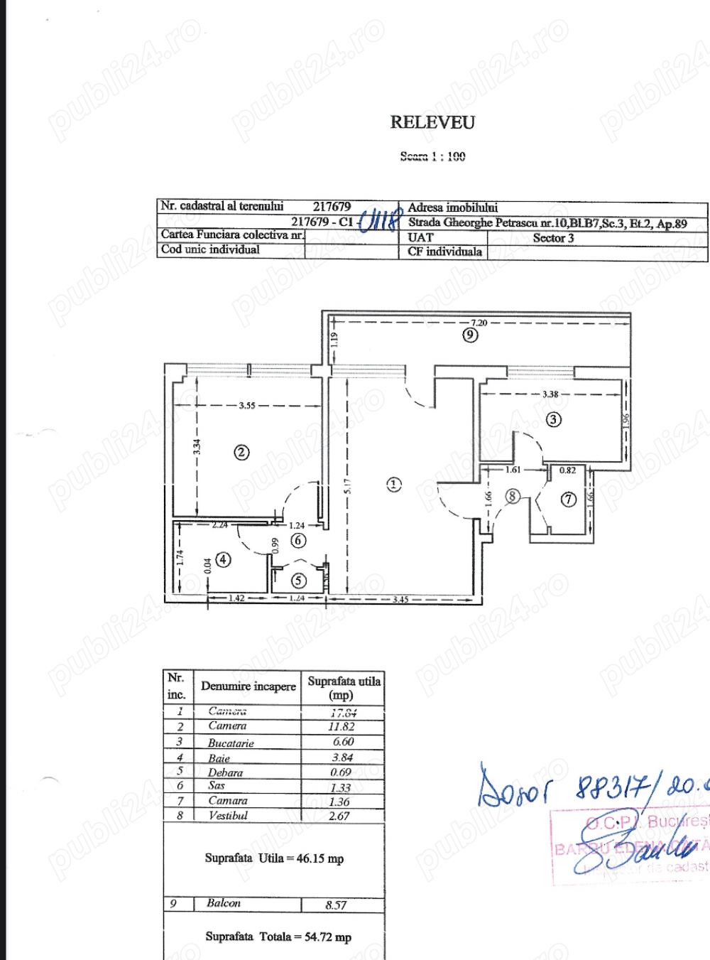 Vanzare Apartament 2 camere, Campia Libertatii sector 3 