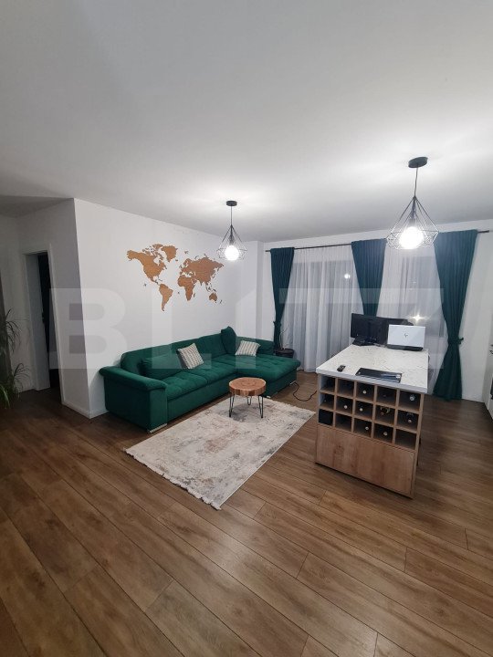 Apartament cu gradina, incalzire in pardoseala, parcare, zona Somesului