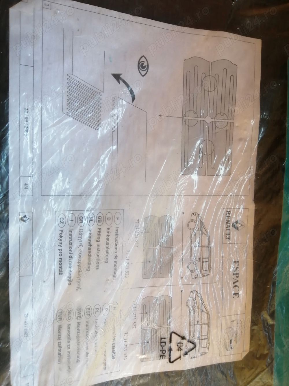 SetSet Covorașe pentru Renault espace