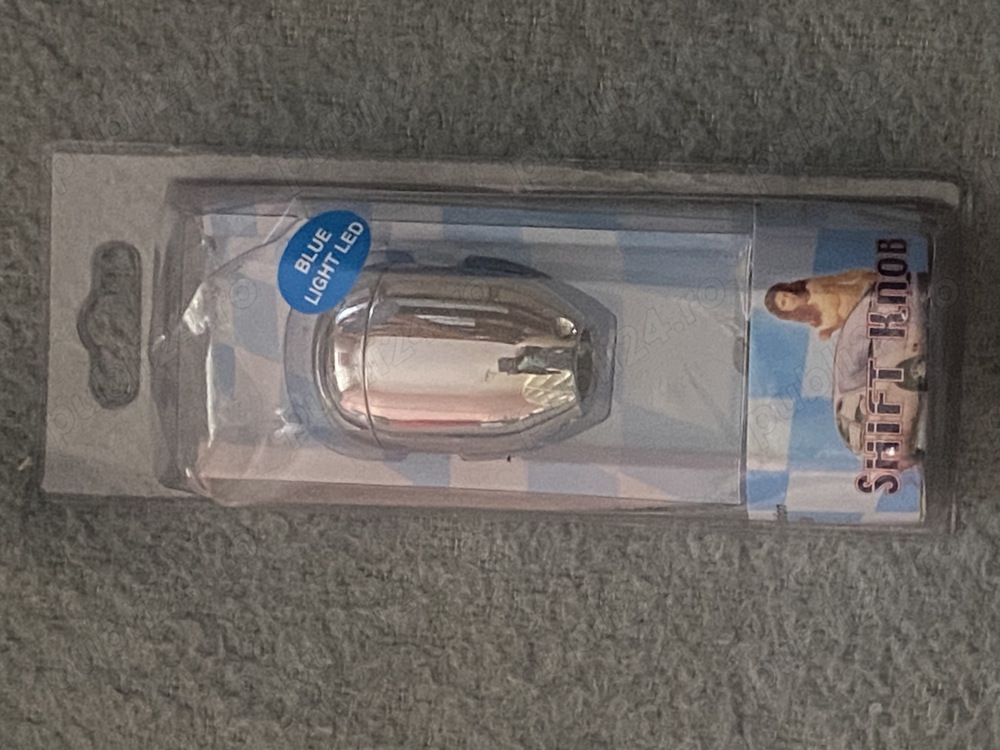 Nucă schimbător 5 viteze cu Led albastru