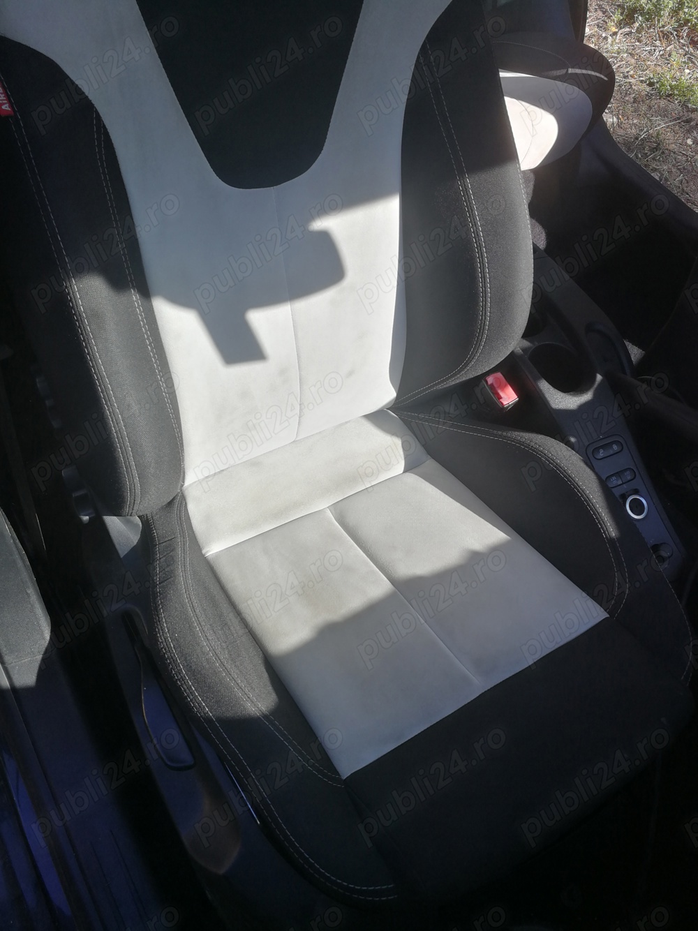 Interior Alcantara alb Seat Leon 1P 2005-2013
