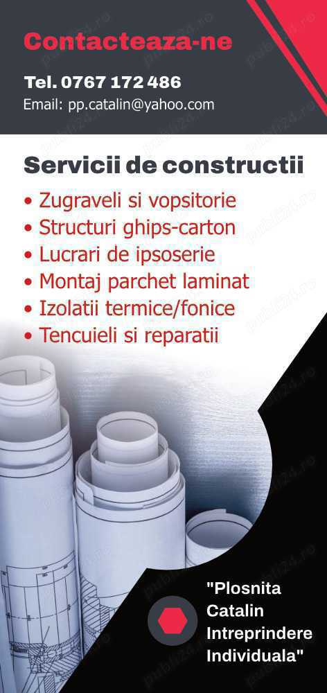 Amenajari interioare(zugraveli si constructii)