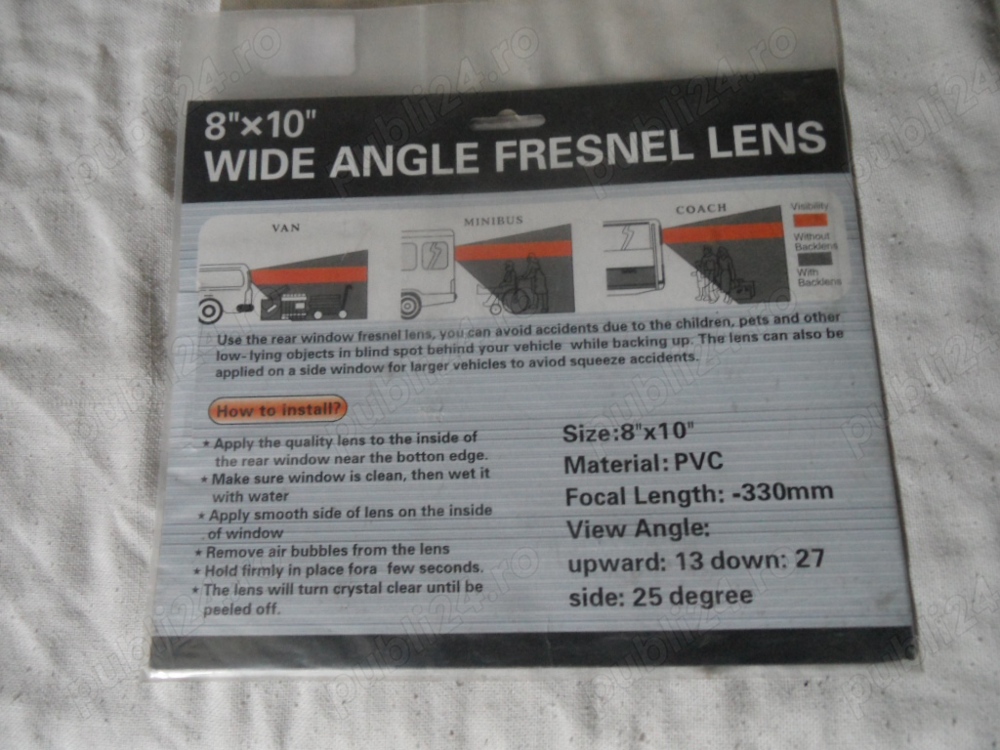 Lupa pentru autoturisme cu cinci usi si microbuze.