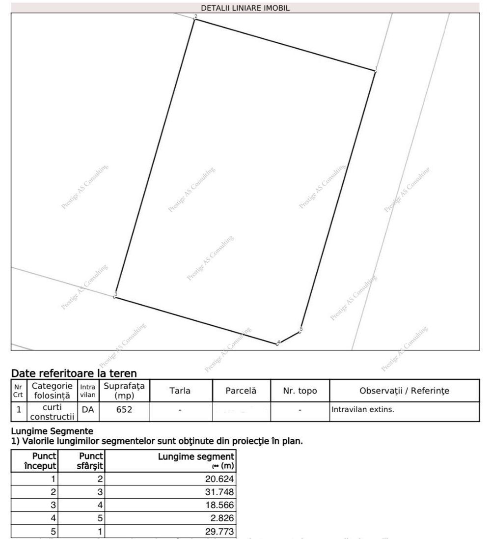 Teren 652mp | doua fronturi stradale | Mosnita-Serena 4