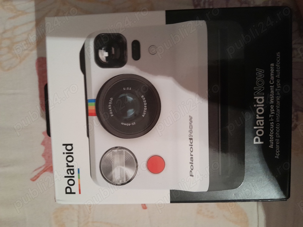 Vand Camera Foto Instant Polaroid Now, I-Type, Black&White, NOUA, Sigilata