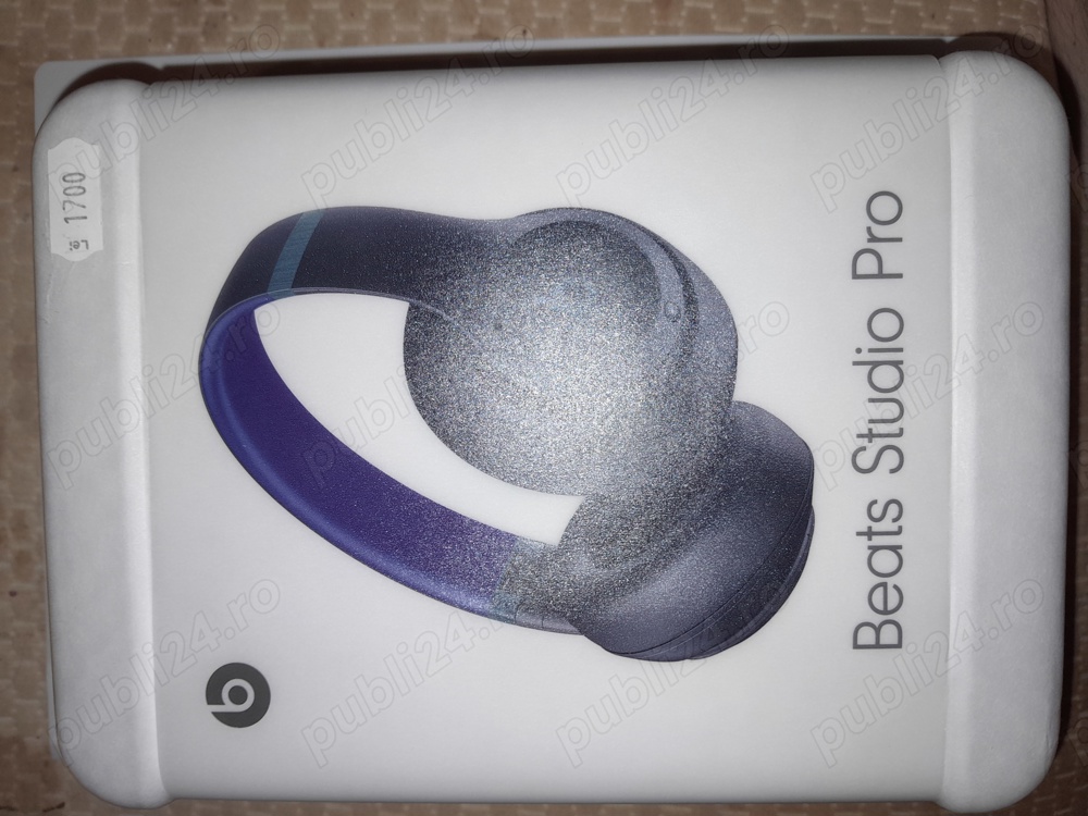 Casti audio Over-Ear Beats Studio Pro, Wireless, Noise Cancelling, Bluetooth 5.3, Navy, NOI, Sigilat