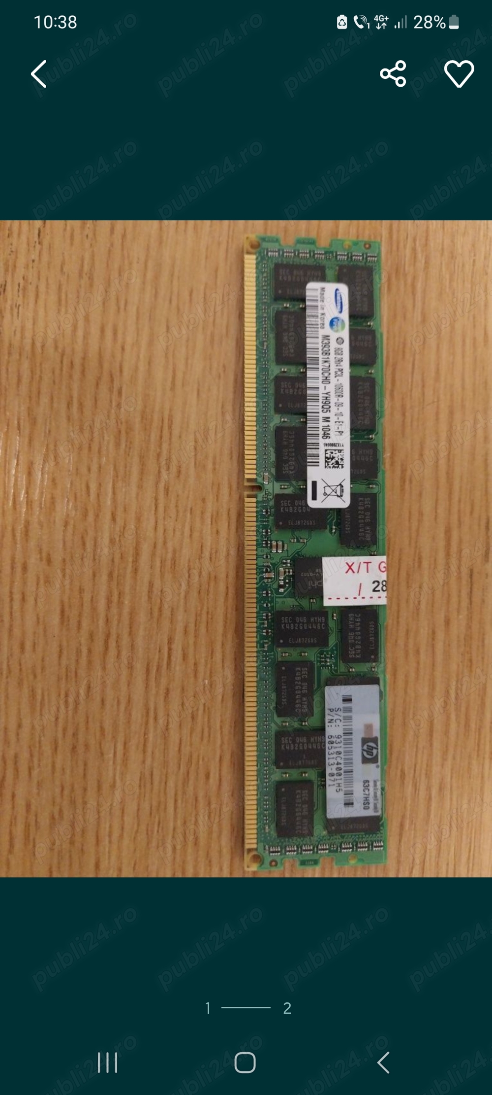 Memorii RAM Server Workstation