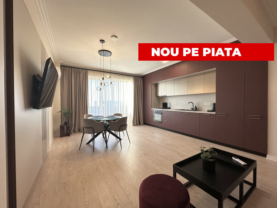 Apartament 2 camere, 55 mp, mobilat modern - Dumbrăvița 