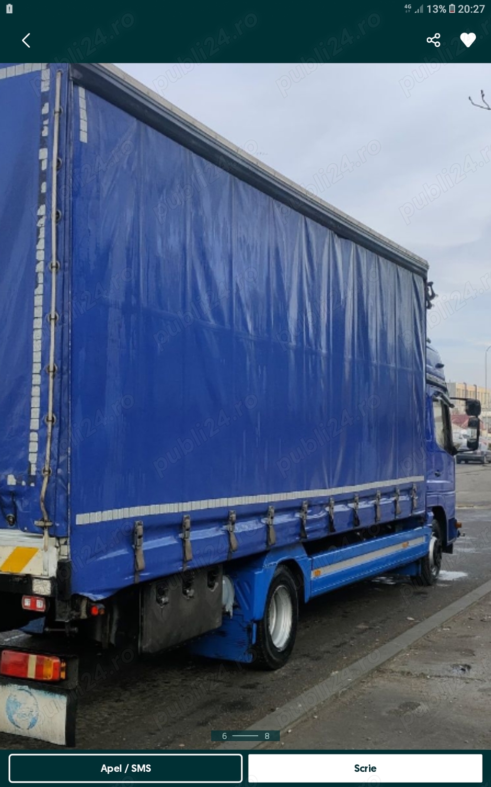 Transport marfuri generale,mobila,echipamente etc.Mutari firme cu camioane dotate cu lift de încărc 