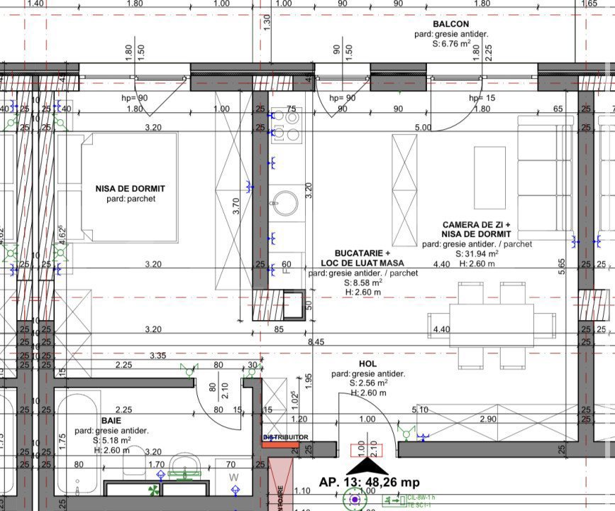 Apartament 2 camere, Bloc nou, Etaj intermediar, Beta Residence