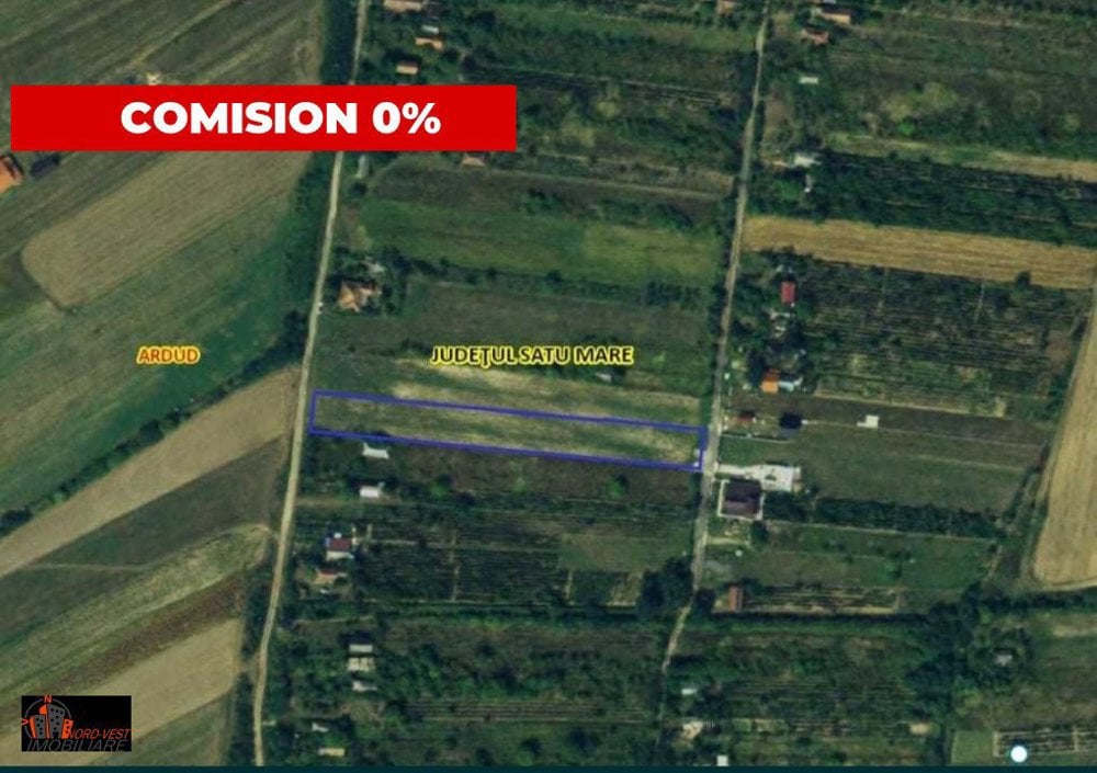 Doua parcele teren intravilan  Ardud (ambele au acces de pe 2 strazi)