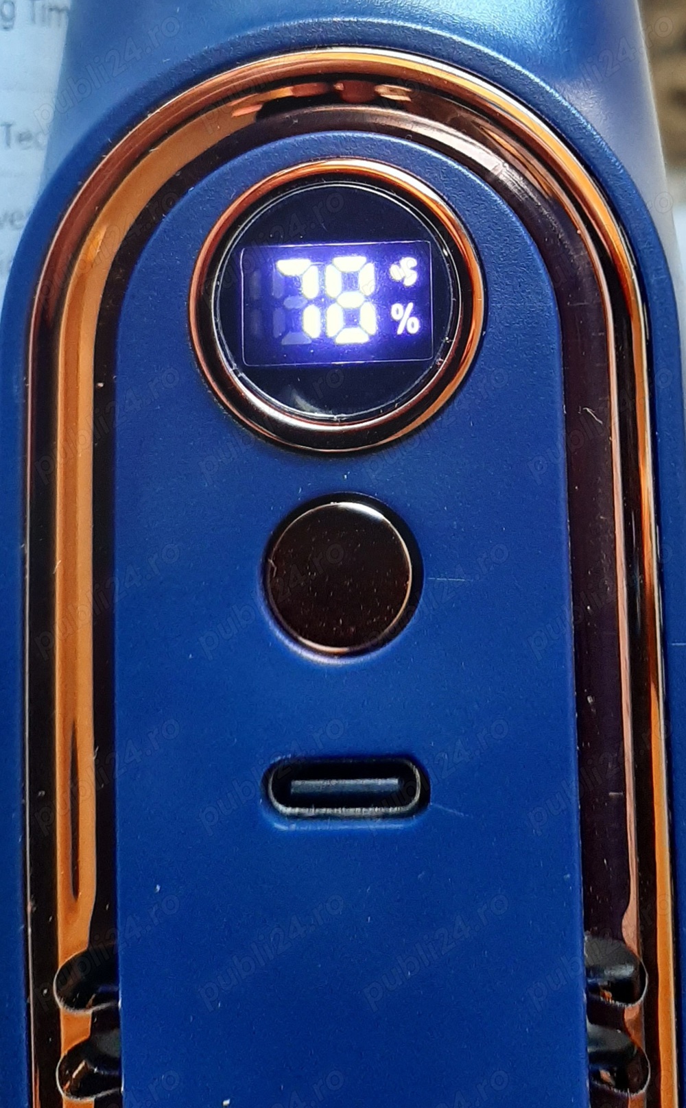 Vând ventilator portabil tip casti, cu 5 viteze, reincarcabil, nou