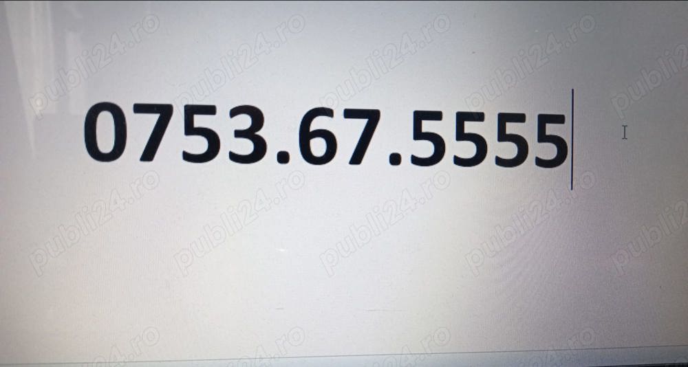 Numar de telefon deosebit