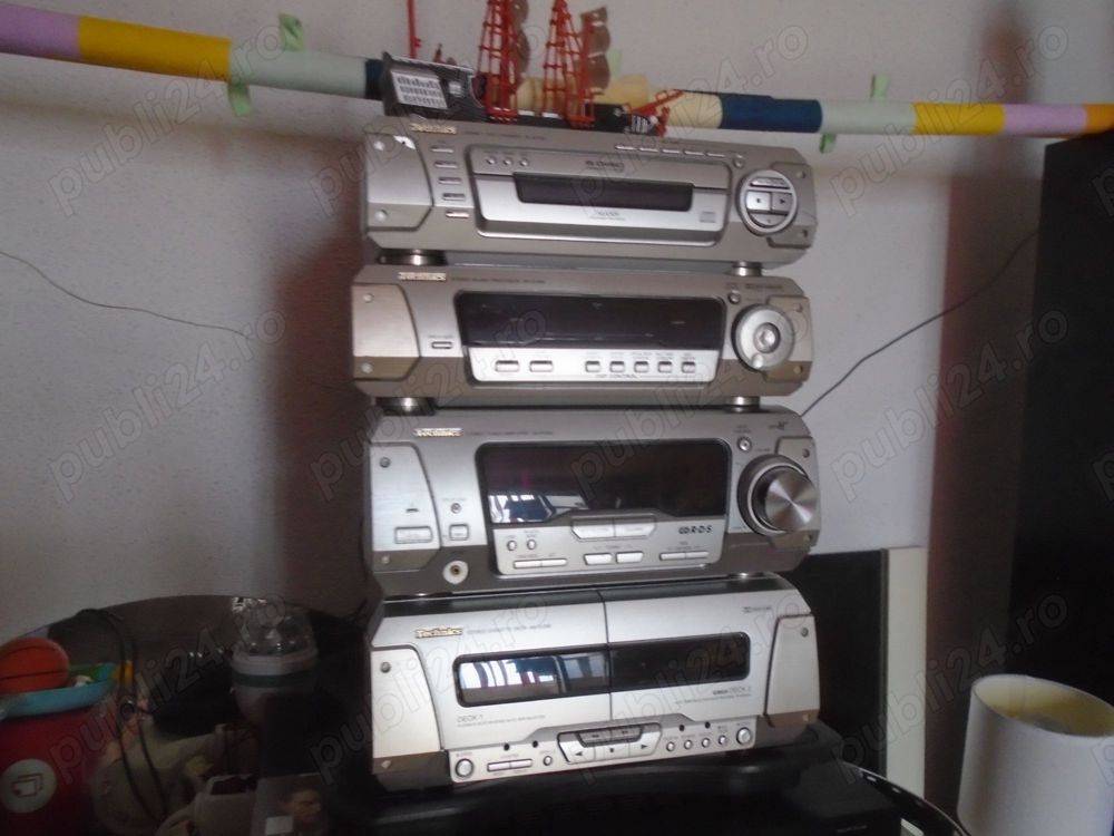 combina technics DV-280 si EH-790 cu telecomenzi 