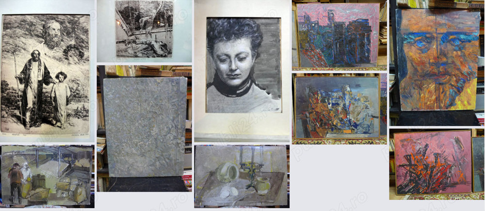 Grafica, Pictura - Radu Mihai Mihalcea (1957-2003) Gravuri Aquatinte