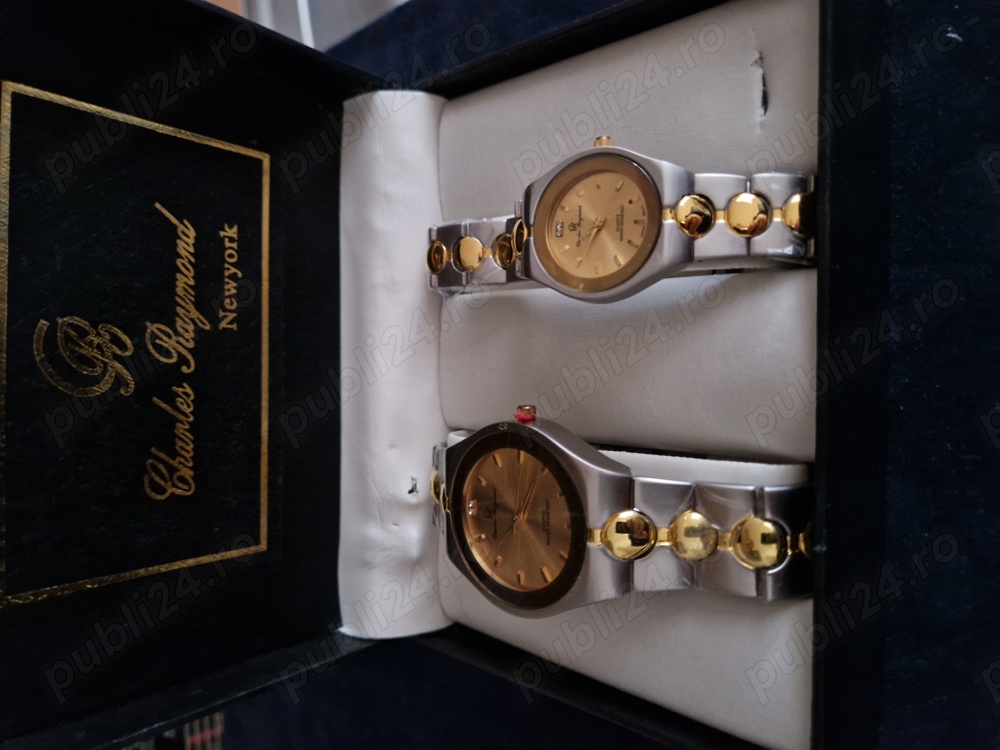 Set ceasuri barbatesc si dama Charles Raymond noi