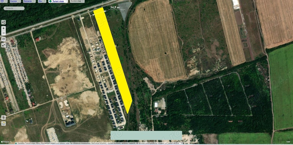 Otopeni - Str. Drumul Garii Balotesti, 19.325 mp. cu deschidere stradala