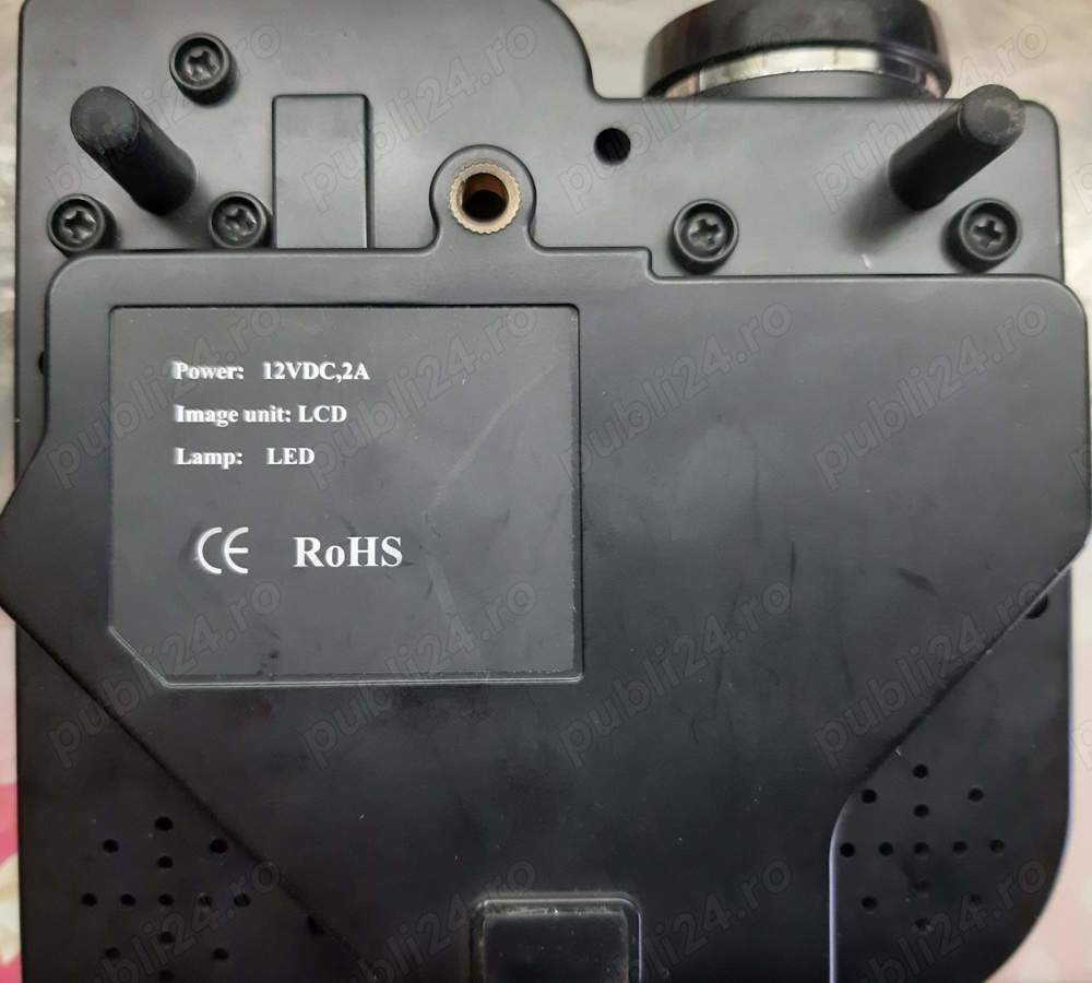 Mini-proiector LED Portabil, mic si usor de folosit! usb, hdmi, VGA, difuzor intern, AV-in, SD Card