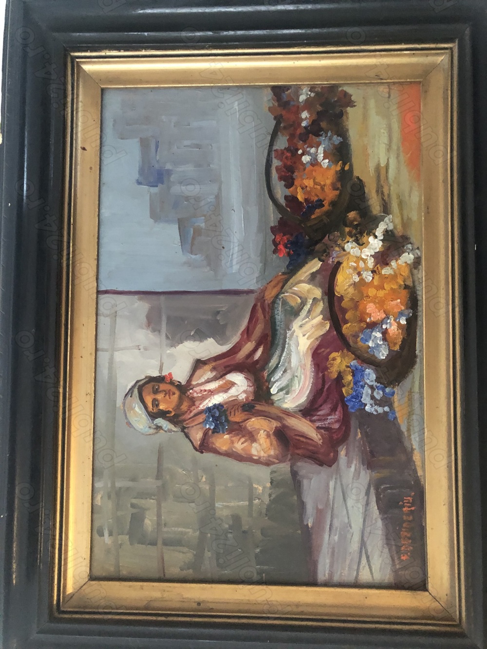 Pictura "Florareasa" - semnata F. Dezideriu