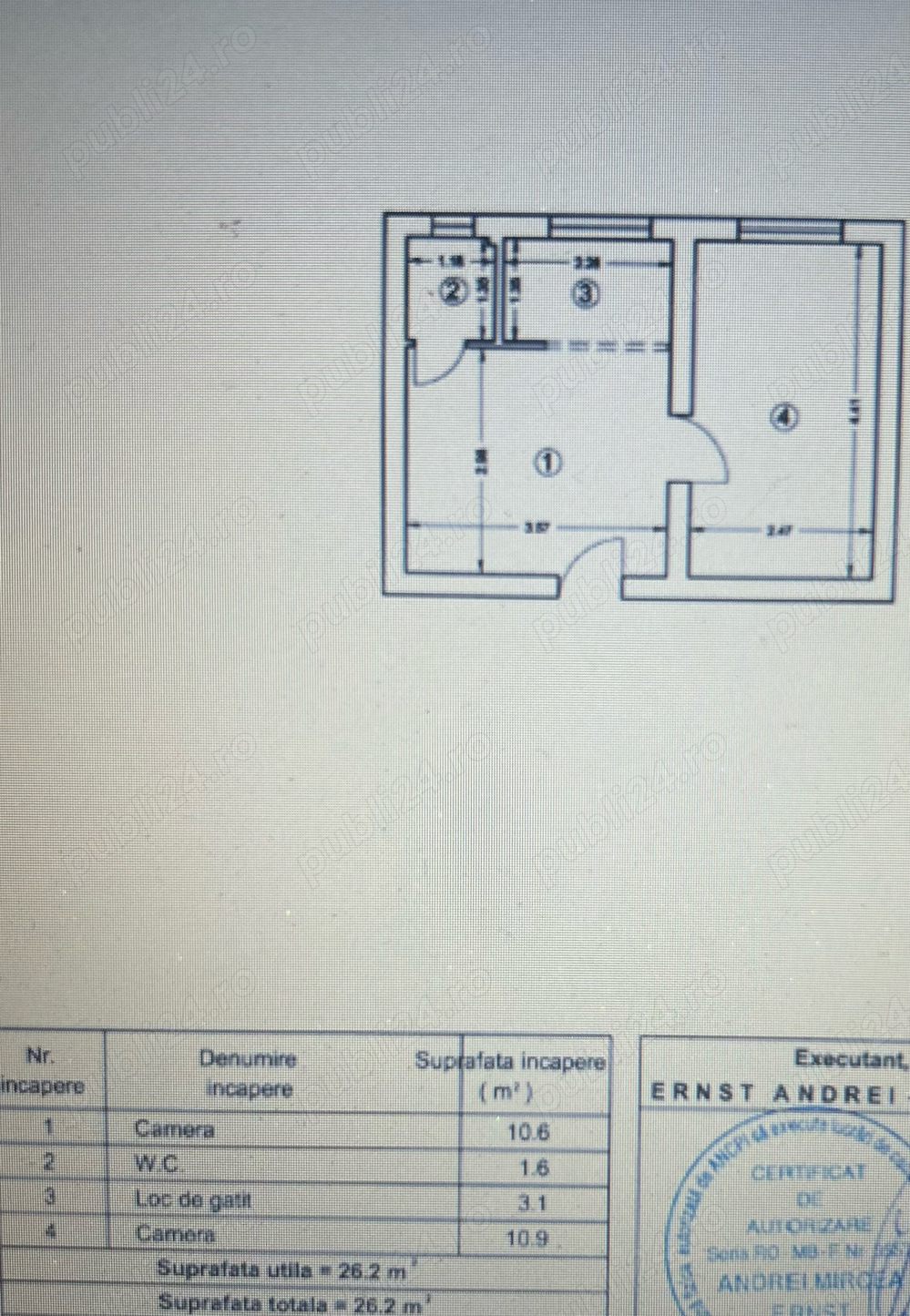 vanzare apartament 2 camere Baicului