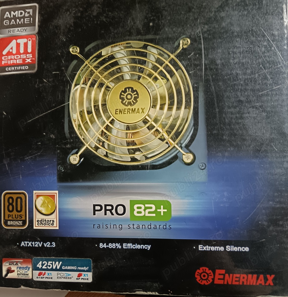 Vand sursa alimentare PC_Enermax 425W Seria PRO 82+, ATX v2.3